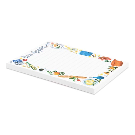 5" x 6.75" Bon Appétit List Notepad by Recollections™, 100 Sheets